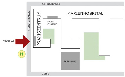 [Zeichnung: Anfahrtskizze]